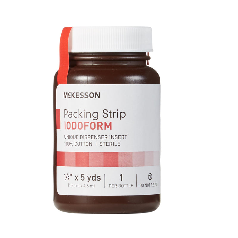 Mckesson Iodoform Wound Packing Strip, ½ Inch X 5 Yard, Sold As 1/Bottle Mckesson 61-59245