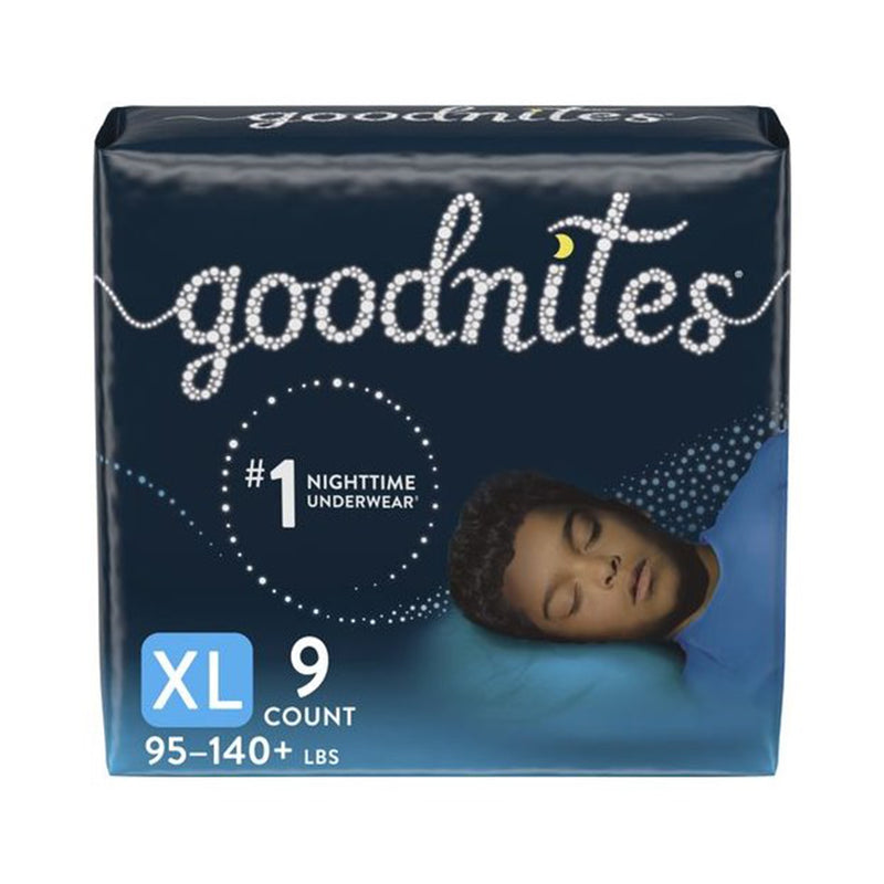 Goodnites® Boys Heavy Absorbency Nighttime Underwear, X-Large, Sold As 36/Case Kimberly 53381