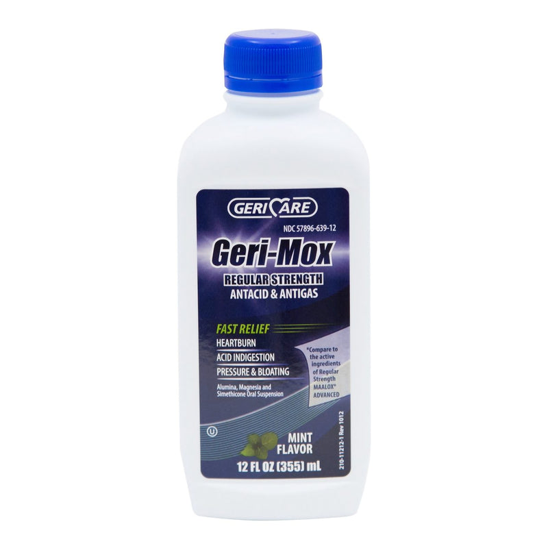 Geri-Care® Geri-Mox Aluminum Hydroxide / Magnesium Hydroxide Antacid, Sold As 1/Bottle Geri-Care Qmlx-12-Gcp