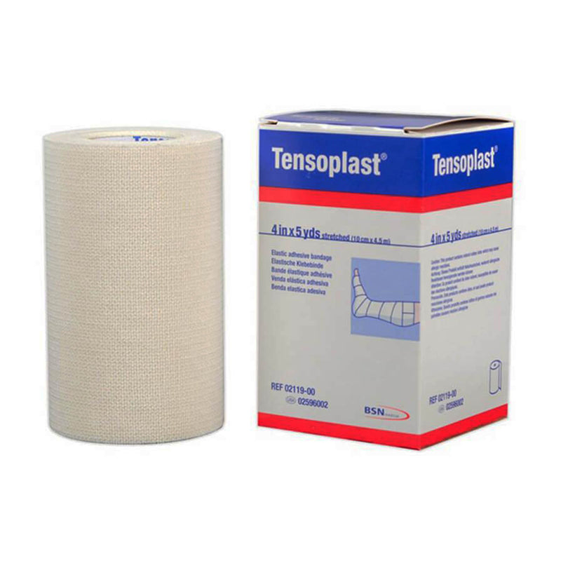 Tensoplast® No Closure Elastic Adhesive Bandage, 4 Inch X 5 Yard, Sold As 1/Each Bsn 02596002