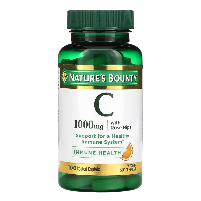 Vitamin C, Cap Natures Bounty W/Rose Hips 1000Mg (100/Bt), Sold As 1/Bottle Us 74312000690