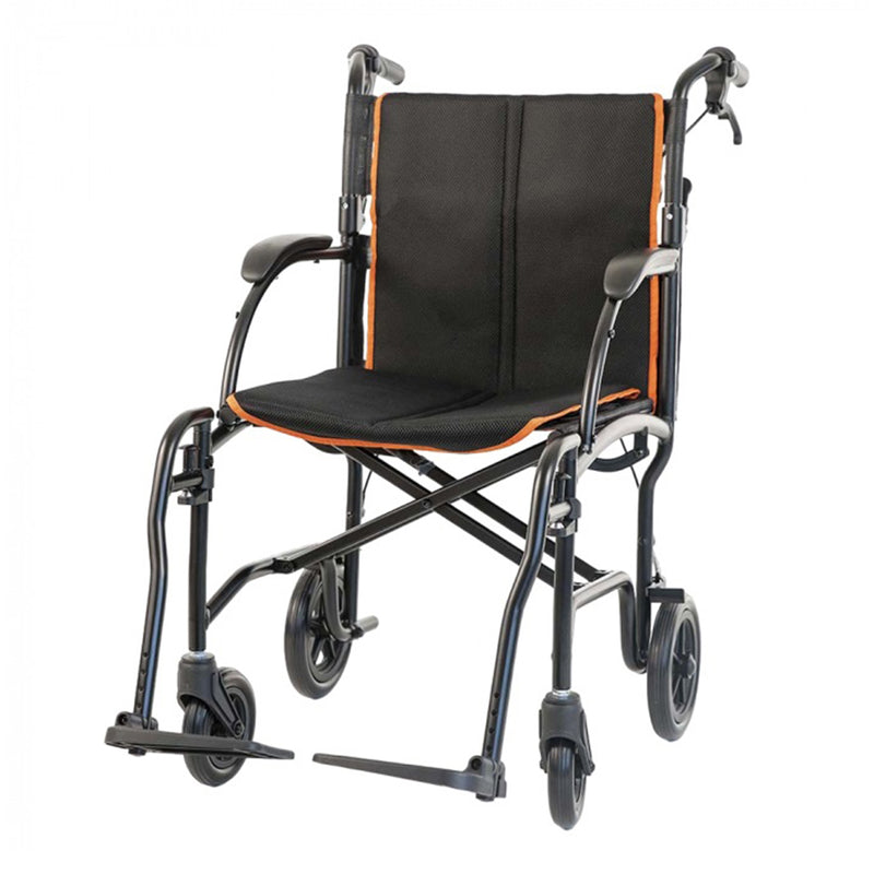 Feather Transport Chair, Sold As 1/Each Feather Eb-Fctm18-Bk-Bkc