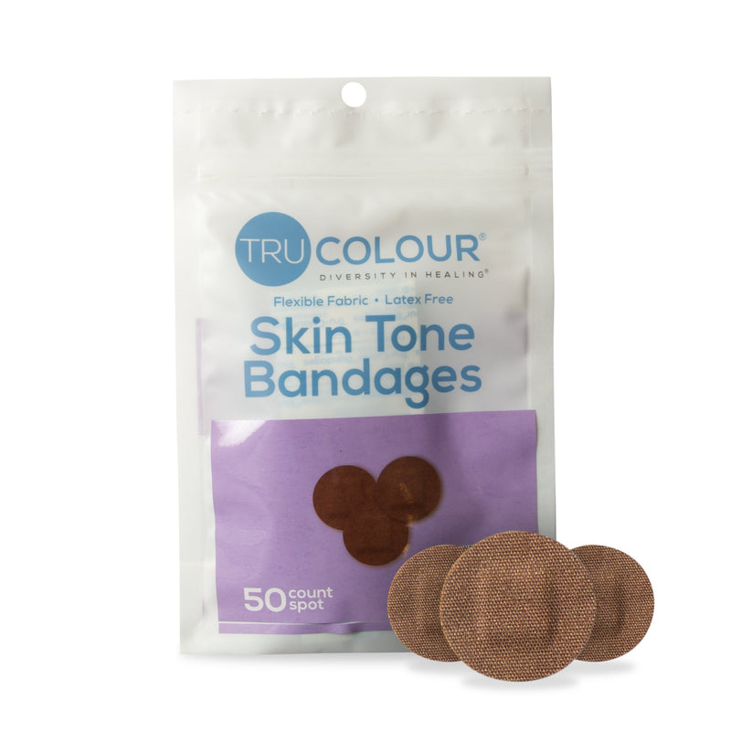 Trucolour® Dark Brown Adhesive Strip, Spot, Sold As 50/Pack Tru-Colour Tcb-Pdot