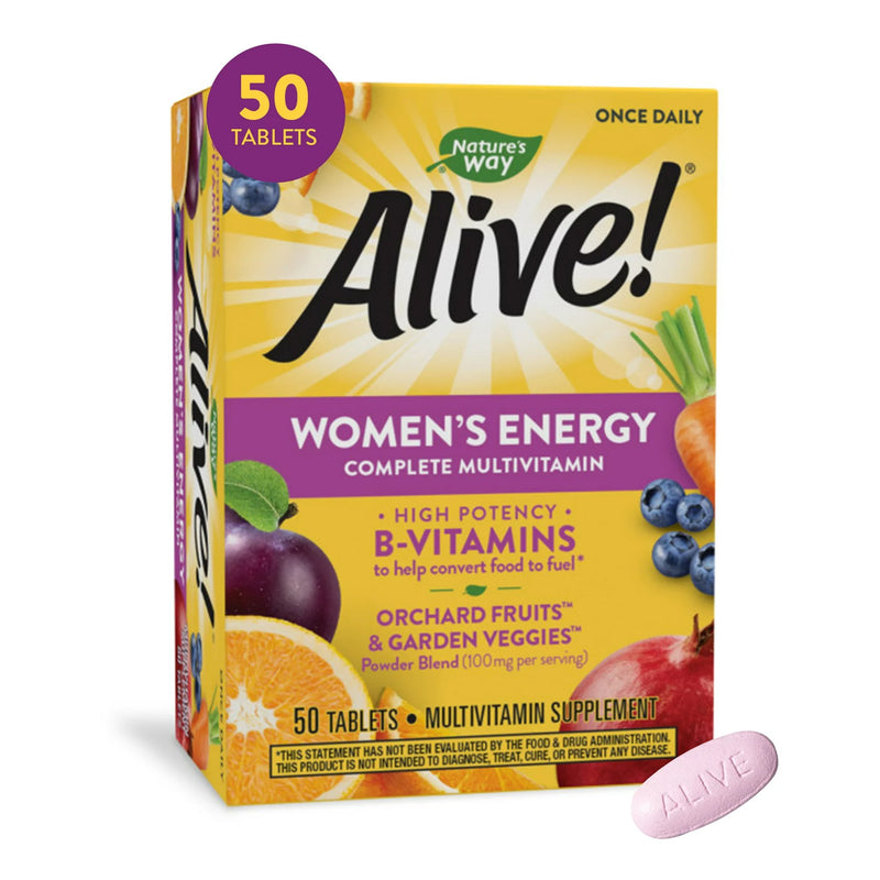Alive, Tab Multivitamin Womensenergy Complete (50/Bx), Sold As 50/Box Nature'S 03367413663
