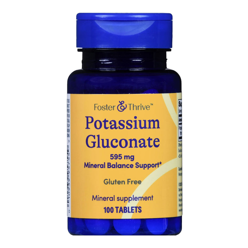 Foster & Thrive™ Potassium Gluconate Dietary Supplement, Sold As 1/Bottle Mckesson 01093995755