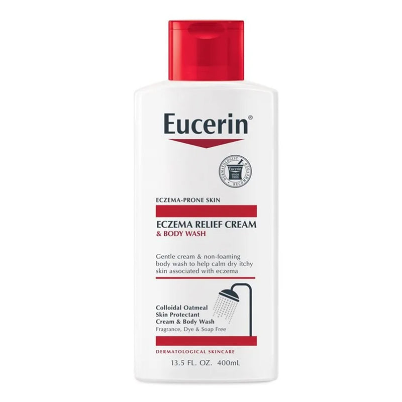Eucerin® Eczema Relief Cream And Body Wash, 13.5 Oz., Sold As 1/Each Beiersdorf 07214002603