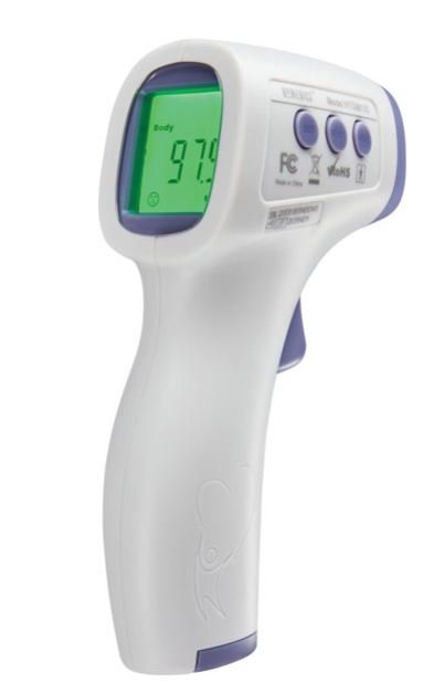 Thermometer, Infrared Foreheadn/Contact (6/Cs), Sold As 1/Each Homedics Tie-240
