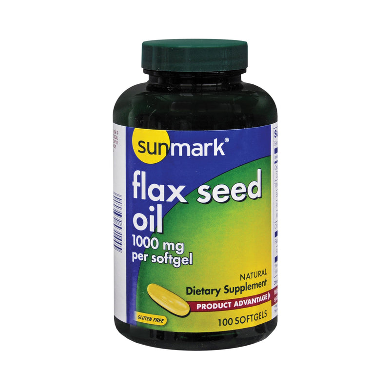 Sunmark® Flax Seed Oil Dietary Supplement, Sold As 1/Bottle Mckesson 01093989244