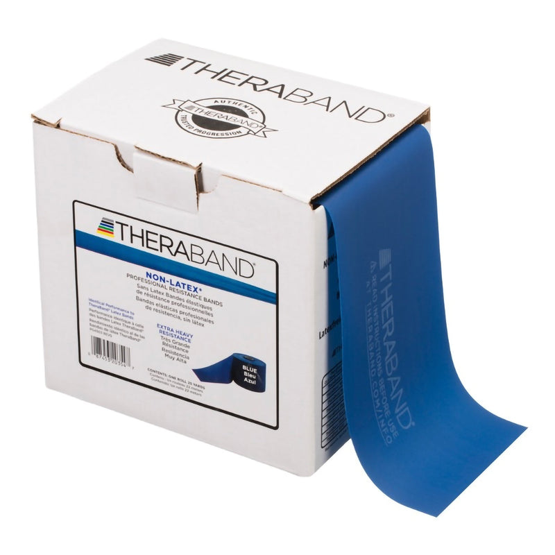 Theraband® Exercise Resistance Band, Blue, 6 Inch X 25 Yard, X-Heavy Resistance, Sold As 1/Each Performance 20354