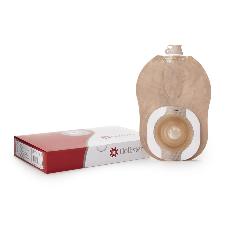 Ceraplus™ One-Piece Drainable Beige Urostomy Pouch, 9 Inch Length, 1 Inch Stoma, Sold As 5/Box Hollister 8414