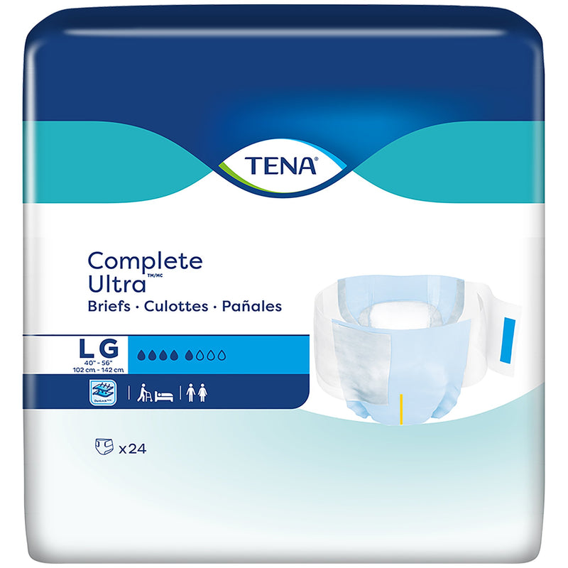 Tena® Complete Ultra™ Incontinence Brief, Large, Sold As 24/Bag Essity 67332