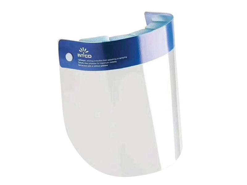 Face Shield Intco One Size Fits Most Full Length Anti-Fog Disposable Nonsterile, Sold As 200/Case Amsino Asfs100