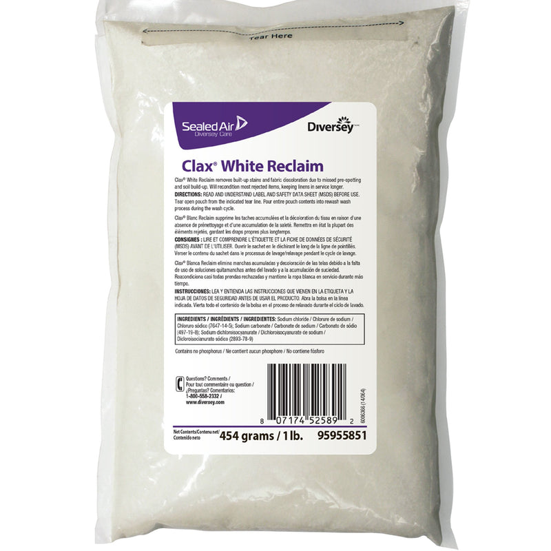 Chlorine, Laundry Clax Magic Wht Reclaim 1Lb (12/Cs), Sold As 12/Case Diversey 95955851