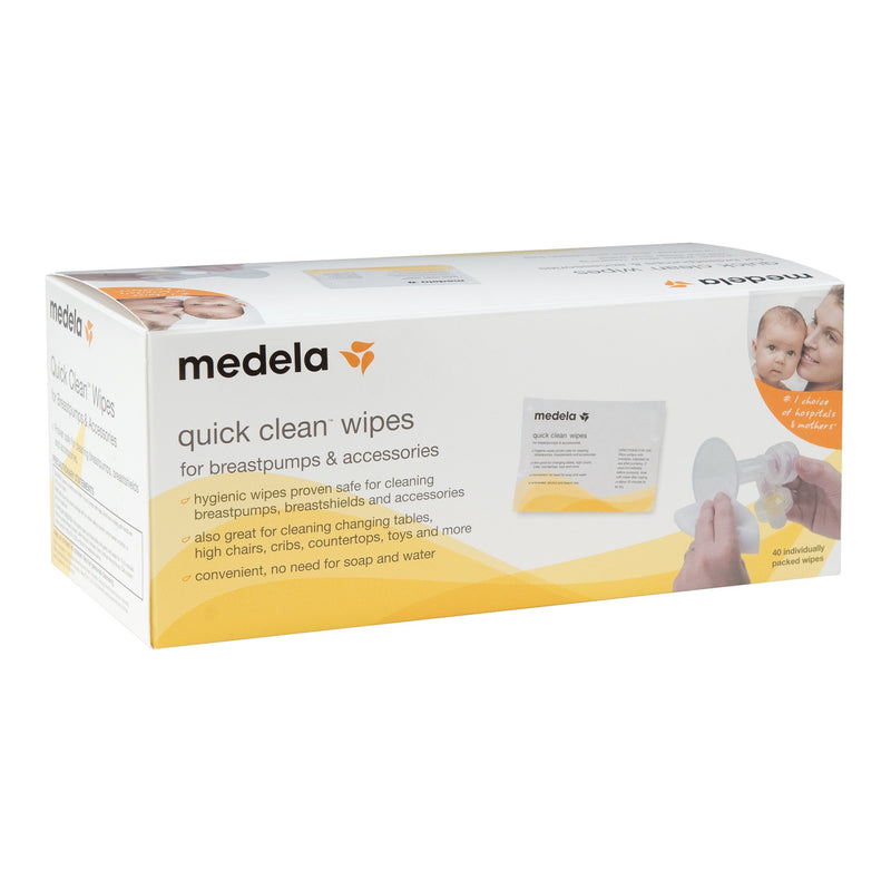 Quick Clean™ Breast Pump Wipe, Sold As 12/Case Medela 87059