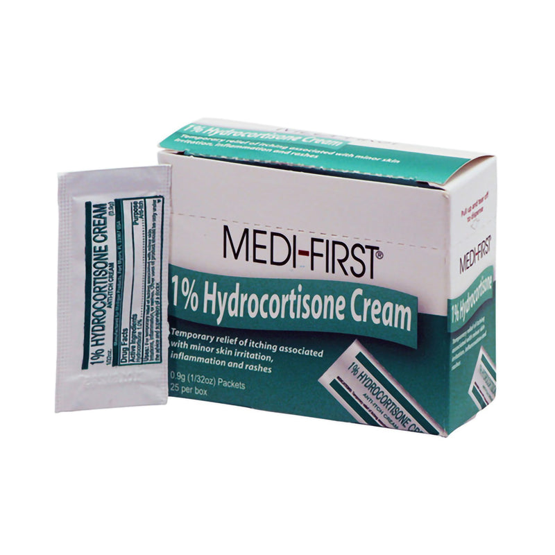 Medi-First Hydrocortisone Itch Relief, Sold As 25/Box Medique 21173