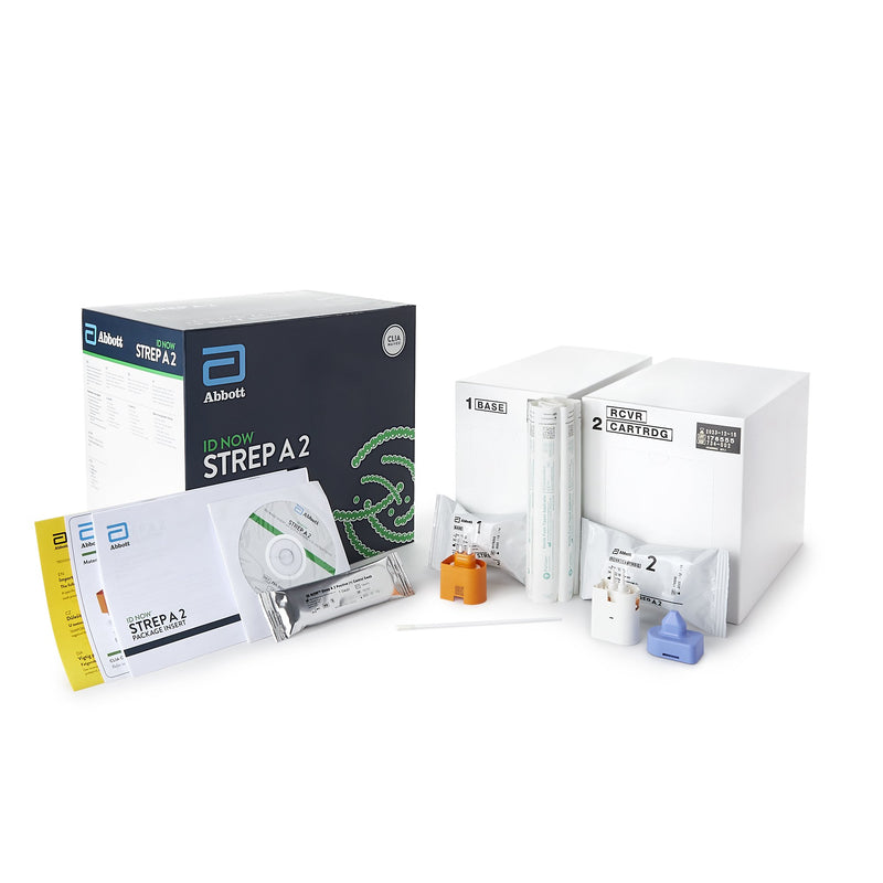 Id Now™ Strep A 2.0 Strep A Molecular Diagnostic Respiratory Test Kit, Sold As 1/Kit Abbott 734000