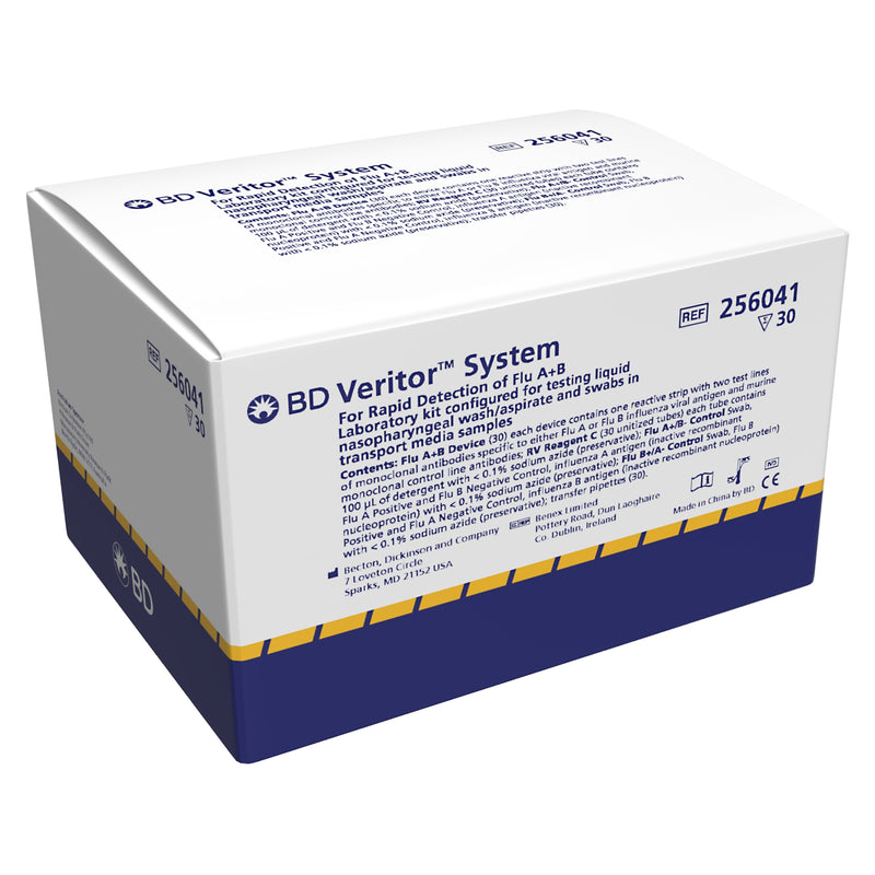 Bd Veritor™ System Influenza A + B Respiratory Test Kit, Sold As 30/Kit Bd 256041