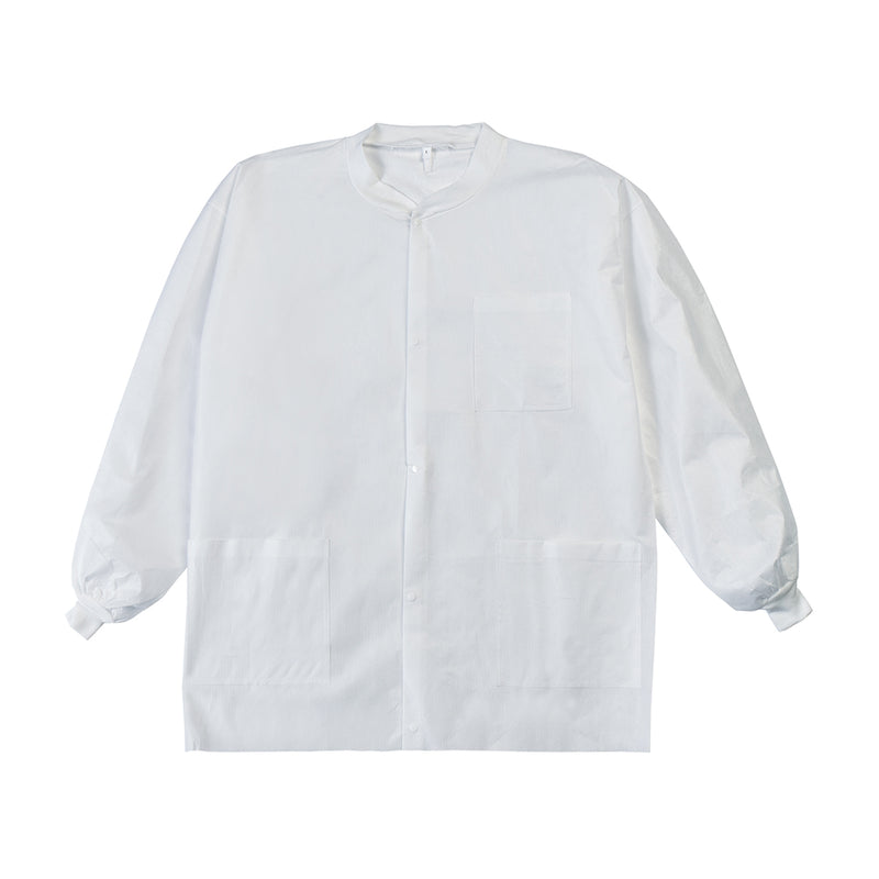 Labmates® Lab Jacket, Medium, White, Sold As 10/Bag Graham 85184