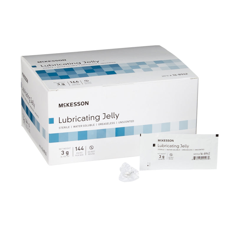 Mckesson Lubricating Jelly, 3-Gram Packet, Sold As 144/Box Mckesson 16-8942
