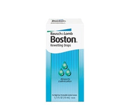 Boston® Rewetting Drops Contact Lens Solution, Sold As 1/Each Bausch 04714405509