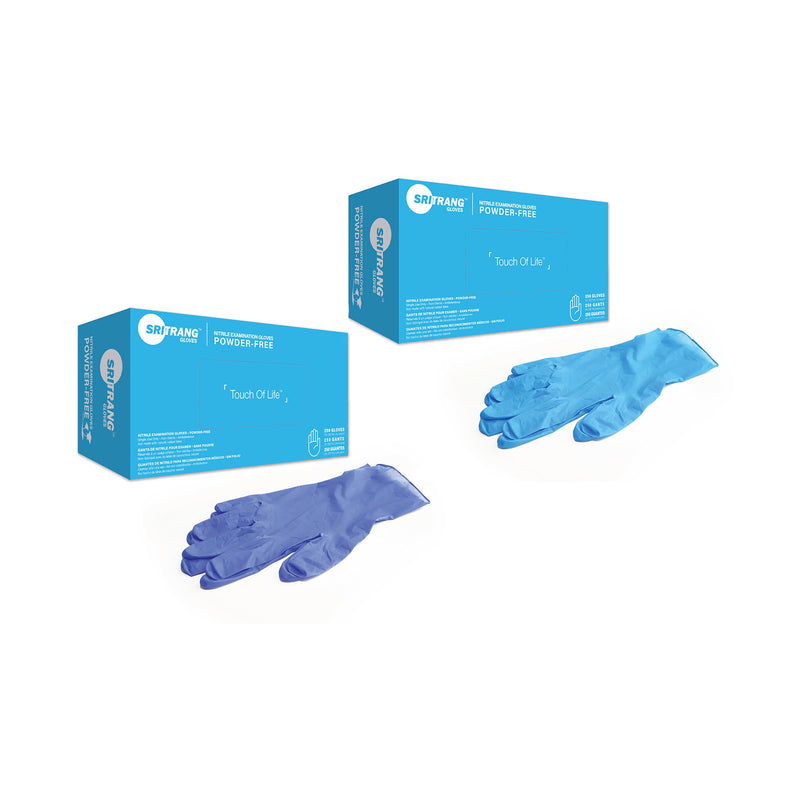 Touch Of Life™ Nitrile Exam Glove, Large, Blue, Sold As 2500/Case Mckesson 7025431