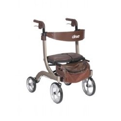 Walker, Rollator Nitro Deluxe Champagne D/S, Sold As 1/Each Drive Rtl10266Ch-Hs