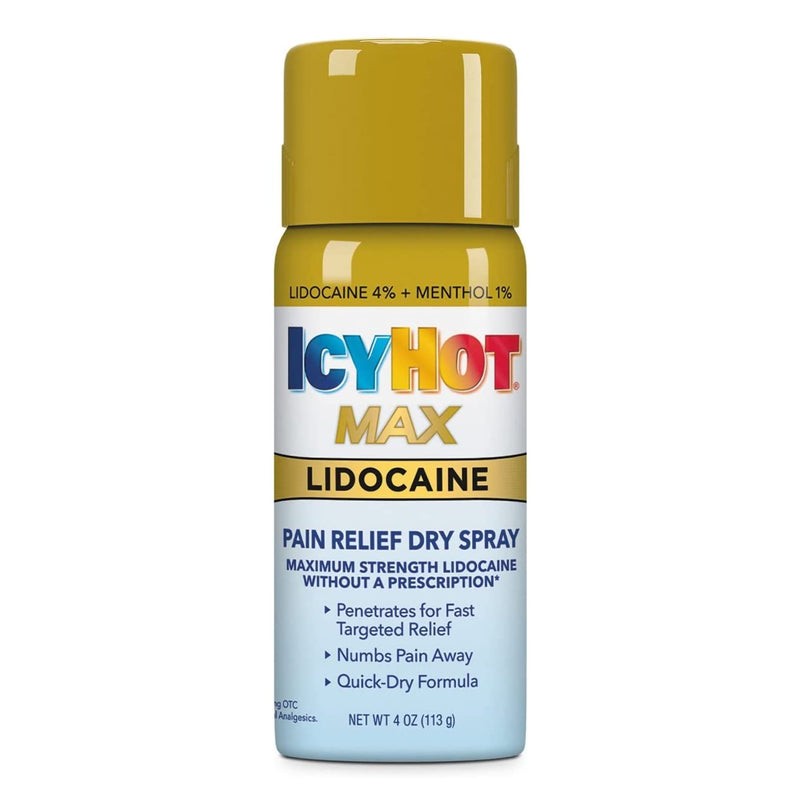 Icy Hot Max Lidocaine Dry Spray, Sold As 1/Each Sanofi 04116717402