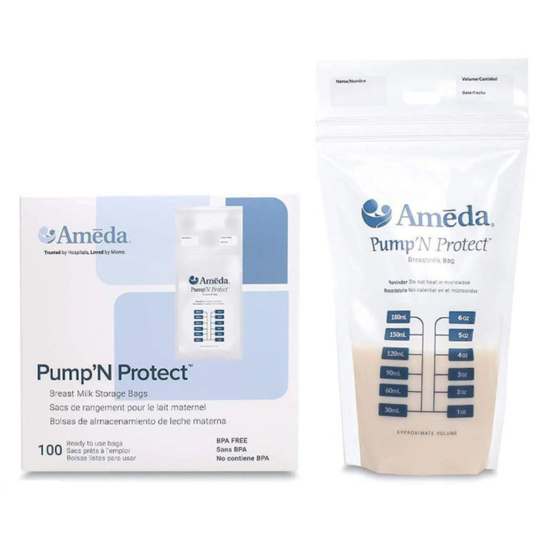 Bag, Storage Ameda Pump N Protect Breast Milk 6Oz (100/Cs), Sold As 100/Carton Ameda 800M02