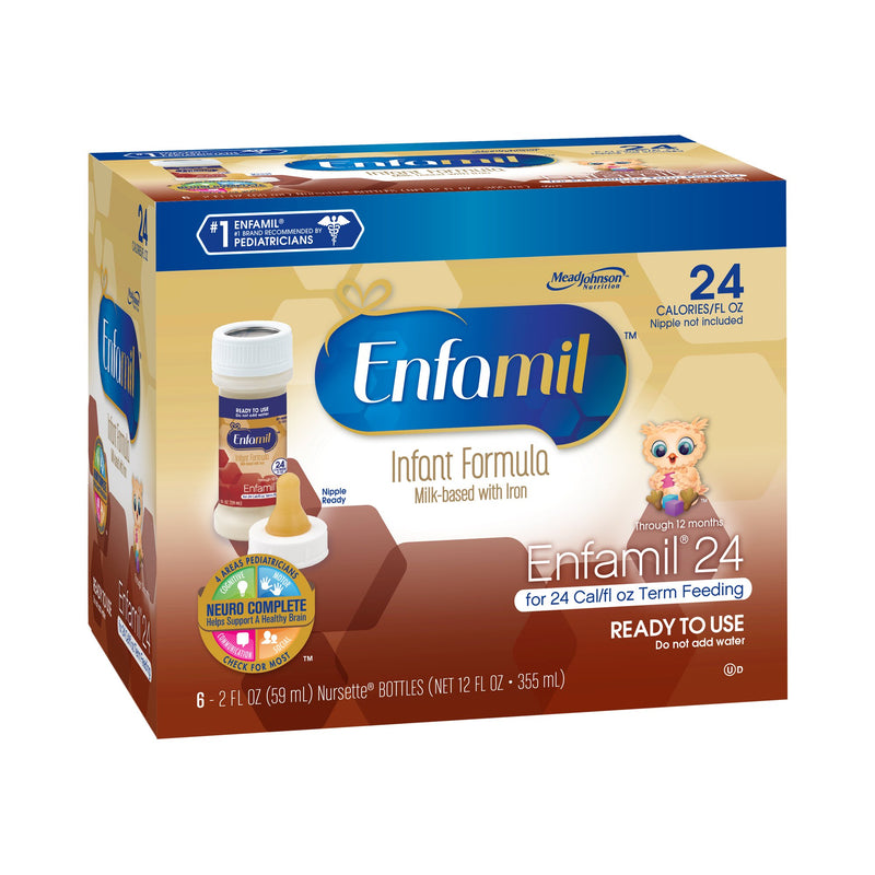 Enfamil® 24 Ready To Use Infant Formula, 2-Ounce Bottle, Sold As 6/Pack Mead 166802