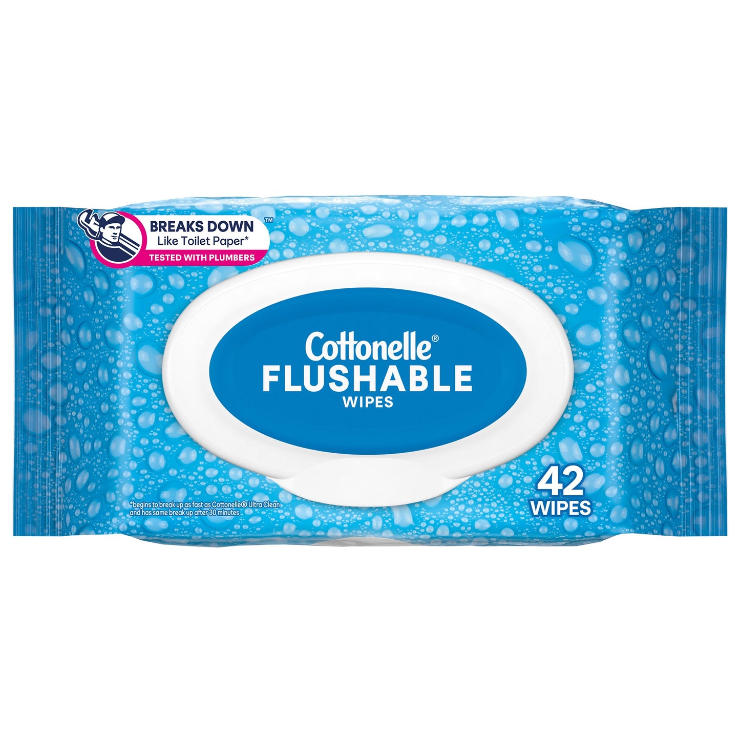 Cottonelle Freshcare Flushable Wipes, Sold As 42/Pack Kimberly 44932