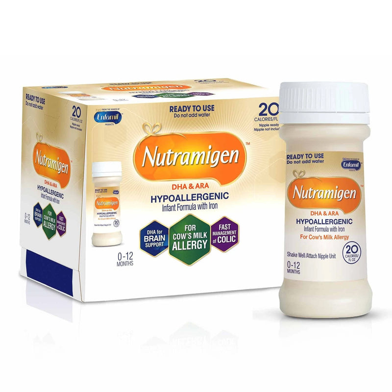Nutramigen® Lipil® Infant Formula, 2-Ounce Bottle, Sold As 48/Case Mead 898301