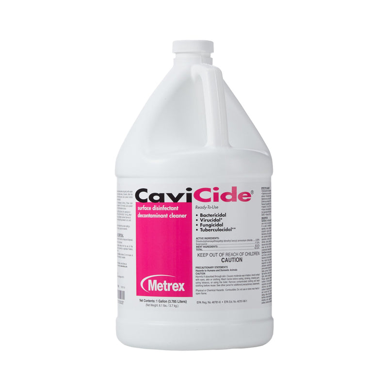 Cavicide Surface Disinfectant Cleaner, Alcohol Based, 1 Gal Jug, Non-Sterile, Sold As 1/Gallon Metrex 13-1000