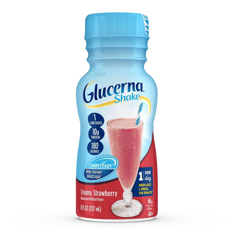Glucerna® Original Shake, Strawberry Flavor, 8-Ounce Bottle, Sold As 24/Case Abbott 57807