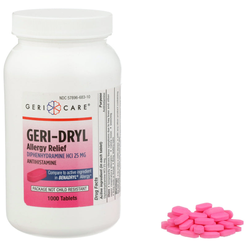 Geri-Care® Diphenhydramine Allergy Relief, Sold As 12/Case Geri-Care 681-10-Gcp