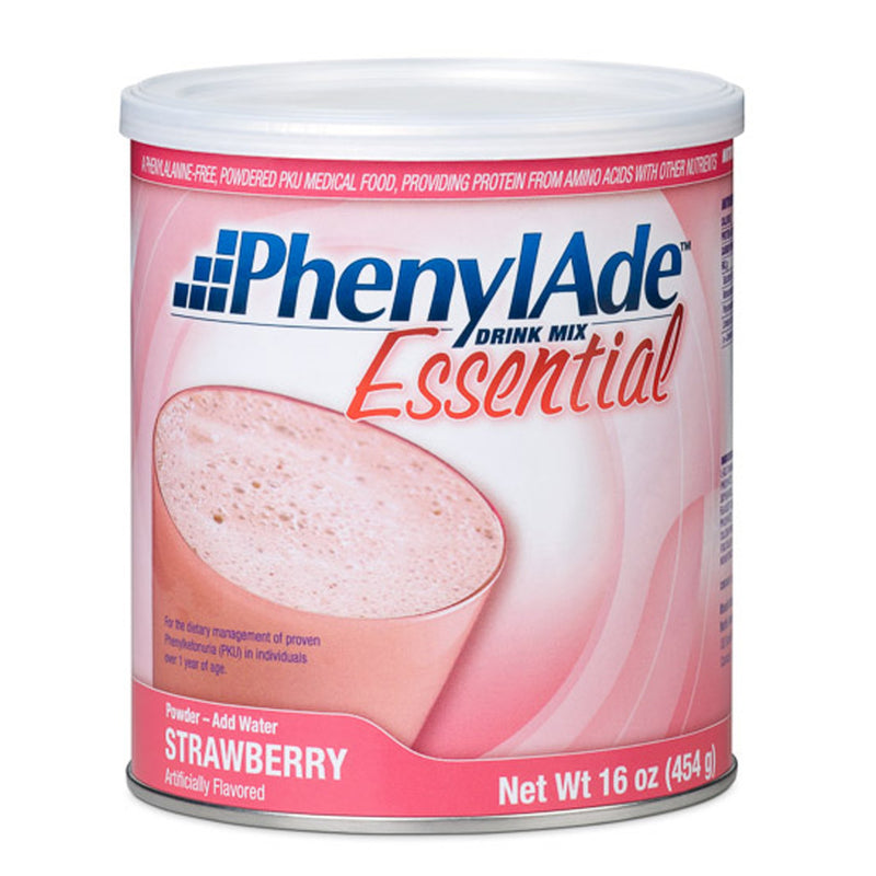 Phenylade® Essential Strawberry Drink Mix For The Dietary Management Of Phenylketonuria, 1 Lb. Can, Sold As 4/Case Nutricia 119871