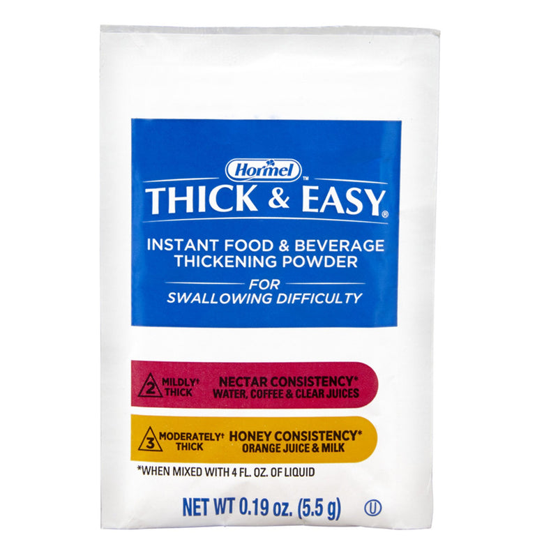 Thick & Easy® Nectar Consistency, Food And Beverage Thickener, Sold As 100/Case Hormel 21929