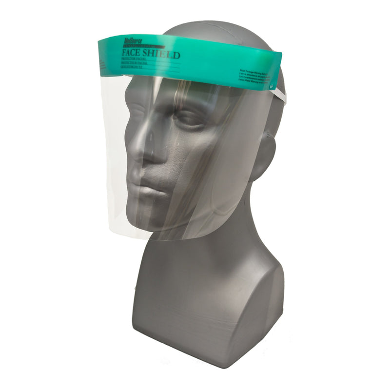 Face Shield One Size Fits Most Full Length Anti-Fog Disposable Nonsterile, Sold As 96/Case Medsource Ms-12100