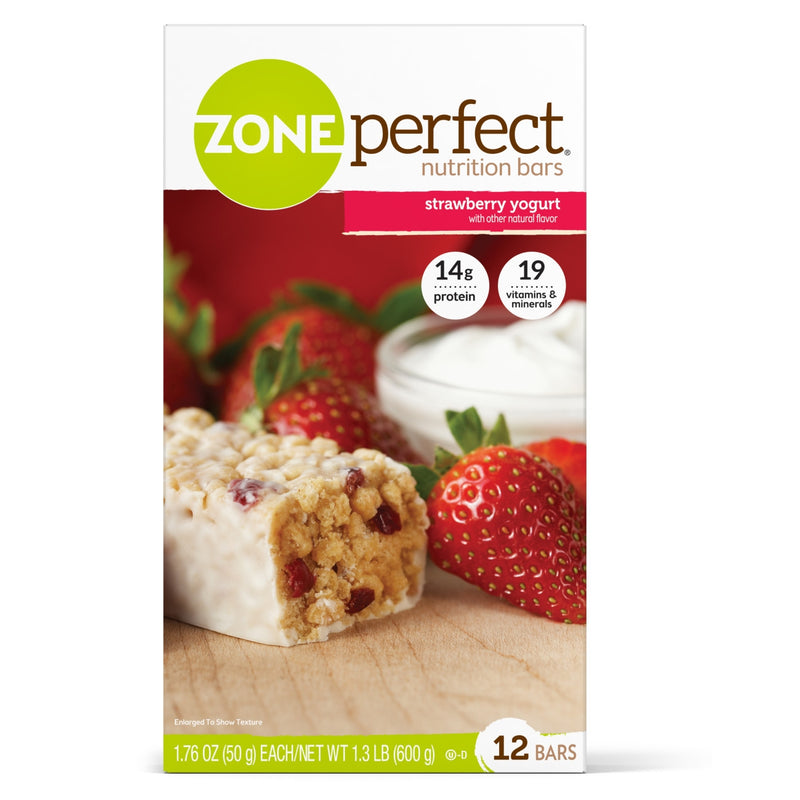 Zoneperfect® Strawberry Yogurt Nutrition Bar, Sold As 12/Pack Abbott 63304