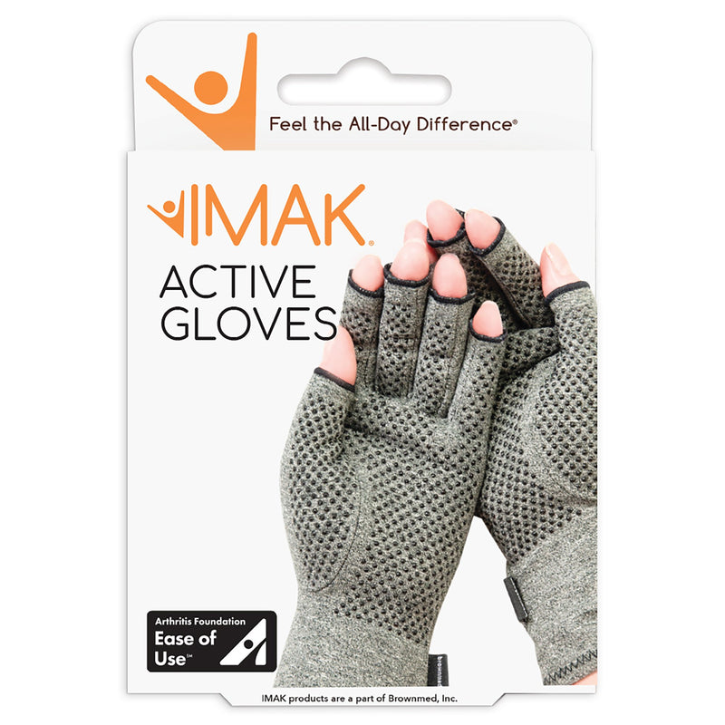 Imak® Compression Active Compression Glove, Medium, Sold As 36/Case Brownmed A20186