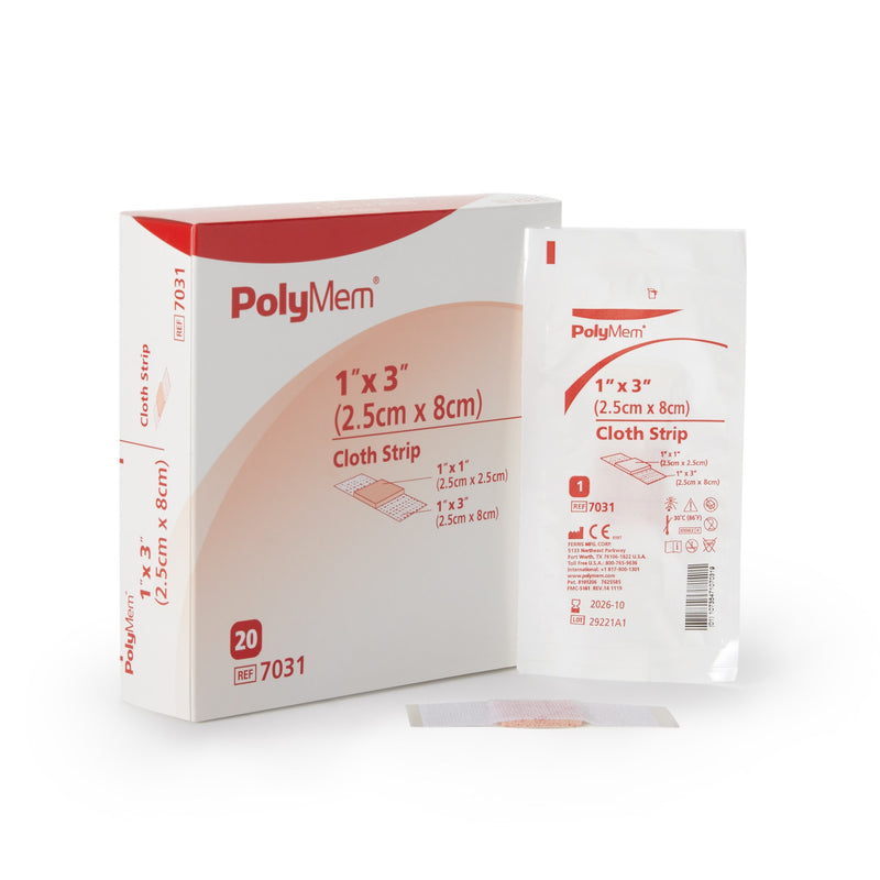 Polymem® Pink / White Adhesive Strip, 1 X 3 Inch, Sold As 1/Each Ferris 7031
