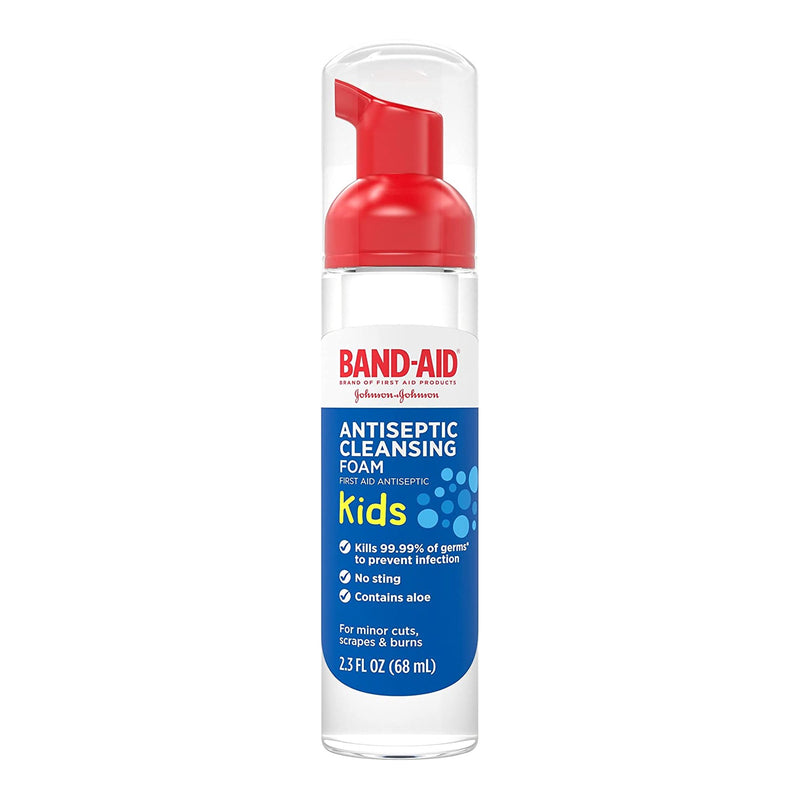 Cleanser, Foam Band-Aid Kids Antiseptic 2.3Oz, Sold As 1/Each J 38137202023