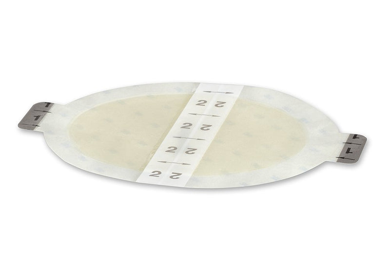 3M™ Tegaderm™ Thin Oval Hydrocolloid Dressing, 5¼ X 6 Inch, Sold As 60/Case 3M 90023