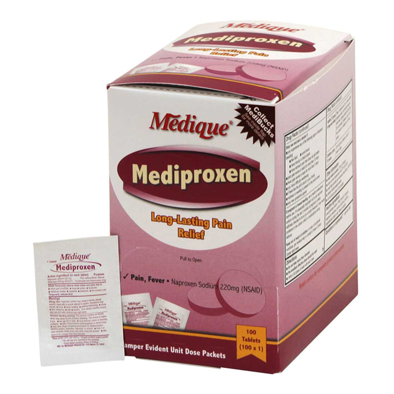 Mediproxen Naproxen Sodium Pain Relief, Sold As 1/Box Medique 23733
