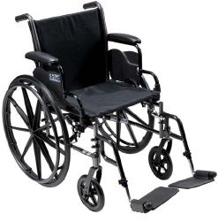 Drive™ Cruiser Iii Lightweight Wheelchair, 20-Inch Seat Width, Sold As 1/Each Drive K320Dfa-Elr