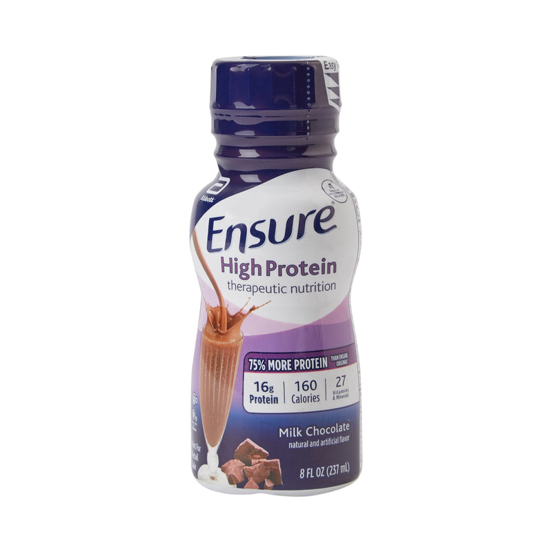 Ensure® High Protein Therapeutic Nutrition, Chocolate, 8-Ounce Bottle, Sold As 1/Each Abbott 64134