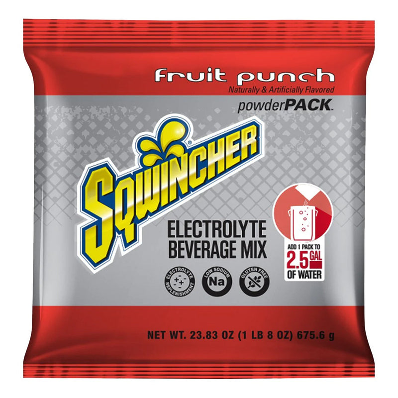 Sqwincher® Powder Pack® Electrolyte Beverage Mix, Fruit Punch, Sold As 1/Pack Kent 159016042