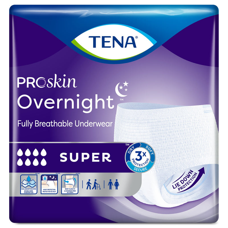 Tena® Overnight Super Absorbent Underwear, Large, Sold As 14/Bag Essity 72325