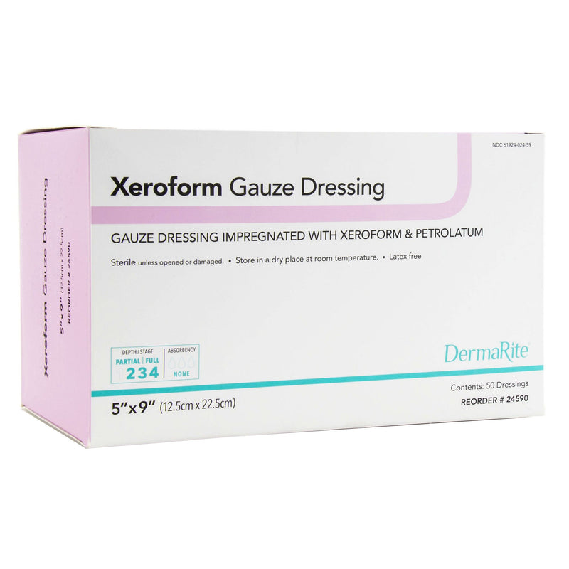 Xeroform™ Xeroform Petrolatum Impregnated Dressing, 5 X 9 Inch, Sold As 1/Each Dermarite 24590