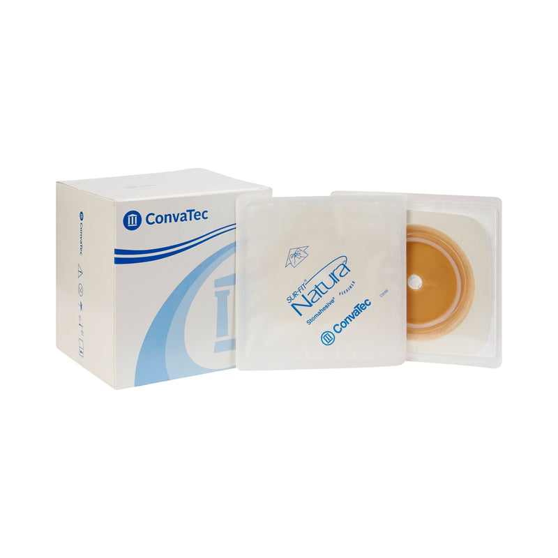 Sur-Fit Natura® Colostomy Barrier With 1 7/8-2½ Inch Stoma Opening, White, Sold As 10/Box Convatec 125261