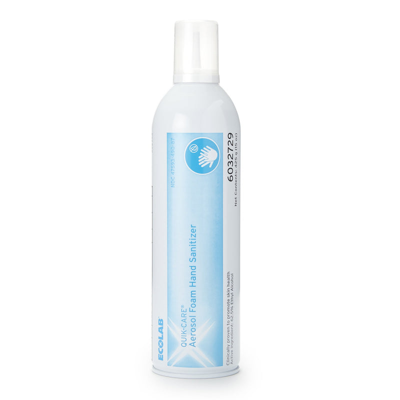 Quik-Care™ Foam Hand Sanitizer, 15 Oz. Aerosol Can, Sold As 12/Case Ecolab 6032729